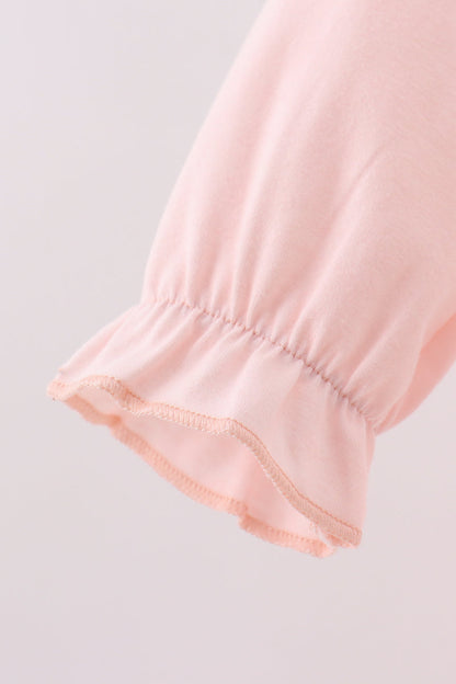 Floral Bow Appliqué Bloomer Set