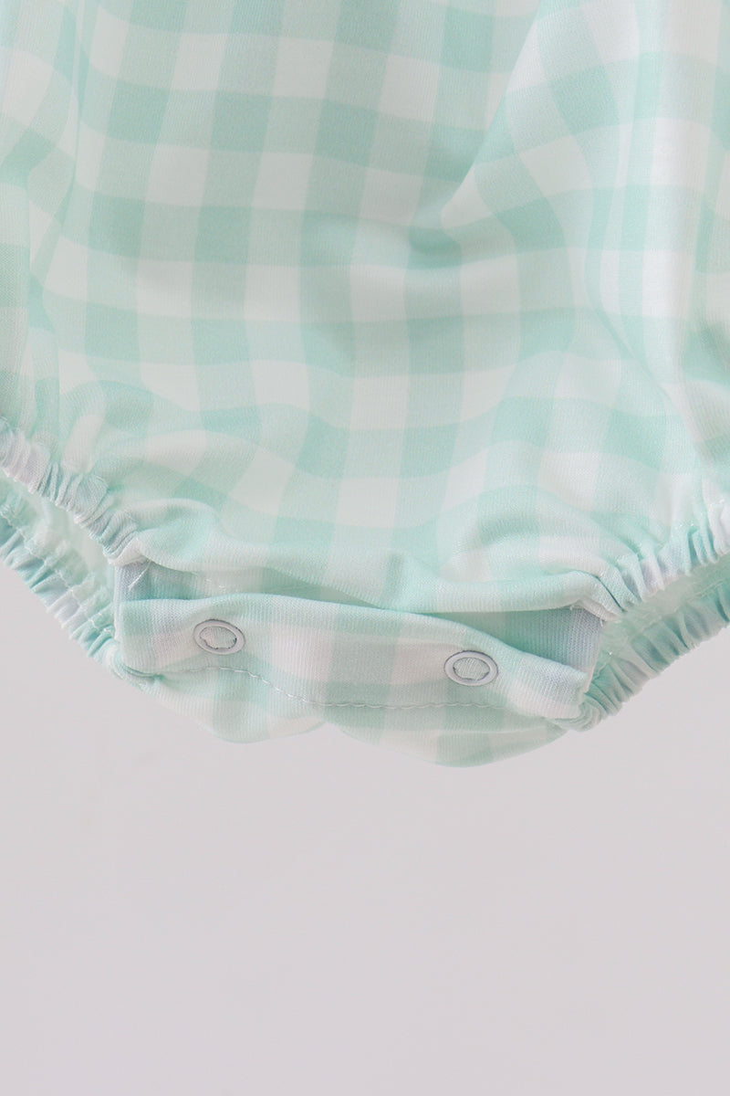 Football French Knot - Green Bubble