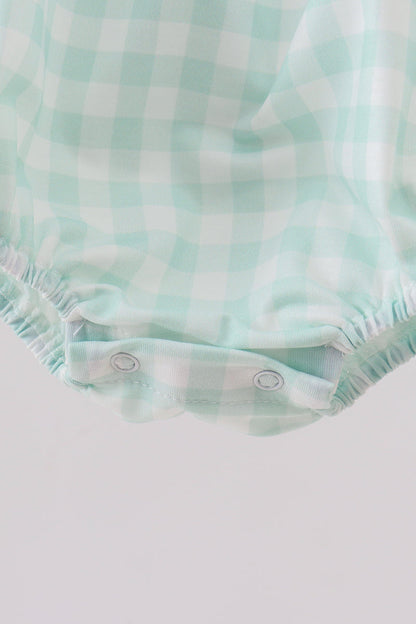 Football French Knot - Green Bubble