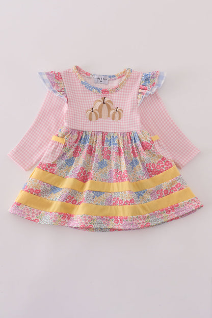 Pumpkin Patch Flutter Sleeve Dress

