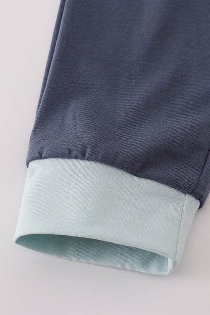 Pastel Pumpkin Graphic Tee & Jogger Set – Unisex Fall Outfit for Toddlers