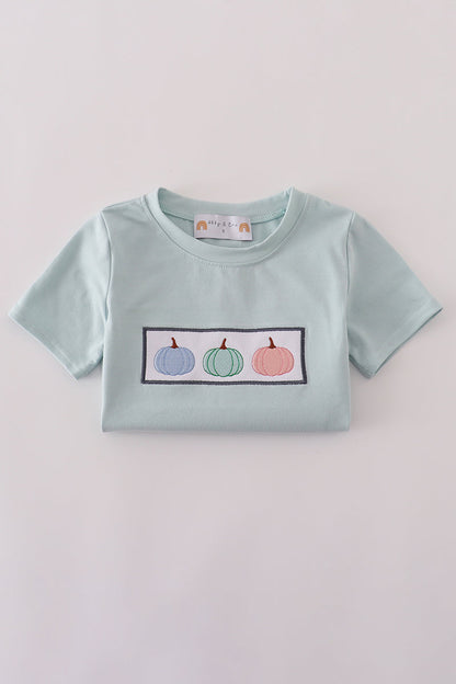 Pastel Pumpkin Graphic Tee & Jogger Set – Unisex Fall Outfit for Toddlers