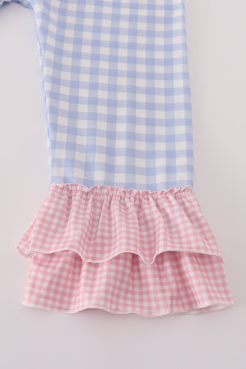 Pumpkin Patch Gingham Ruffle Set