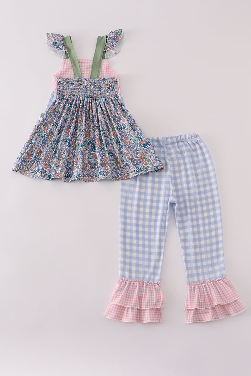 Pumpkin Patch Gingham Ruffle Set