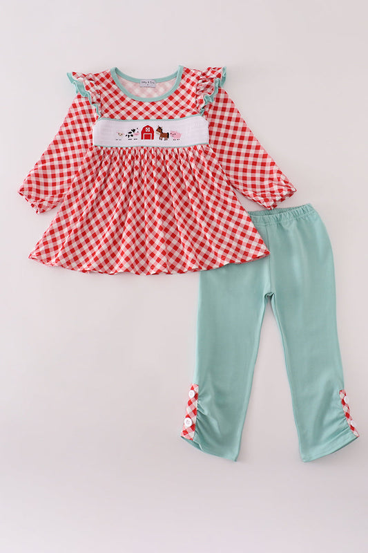 Farm Life Gingham Set