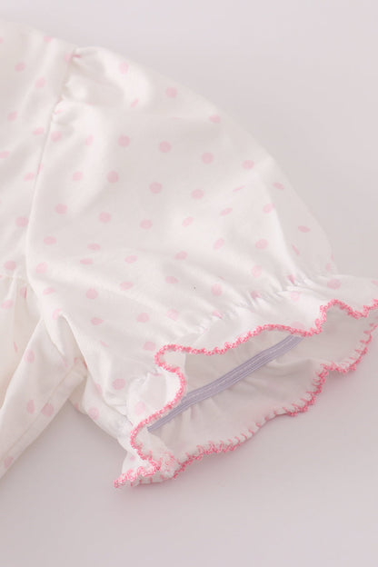 Sweetheart Pink Bow Tunic & Legging Set