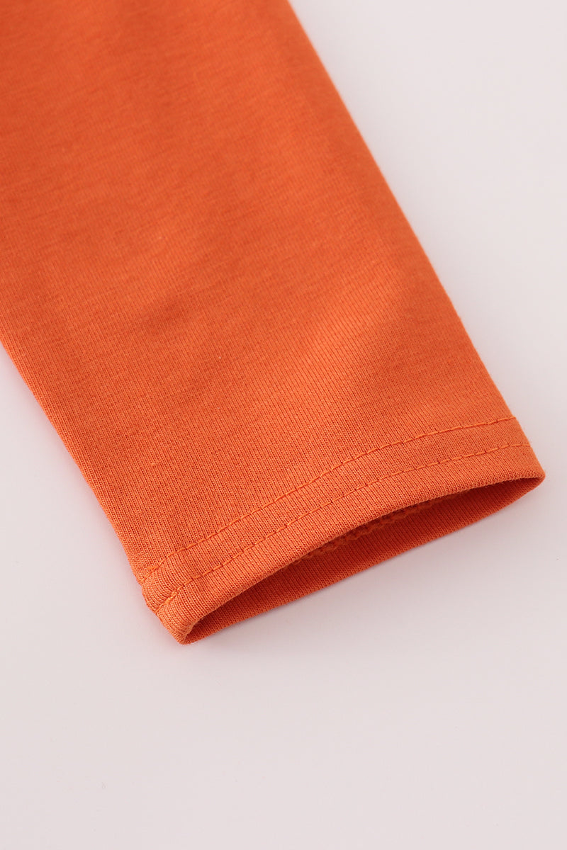 Rust Texas Embroidered Bubble