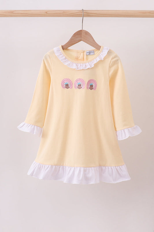 Thanksgiving Turkey Dress - Yellow