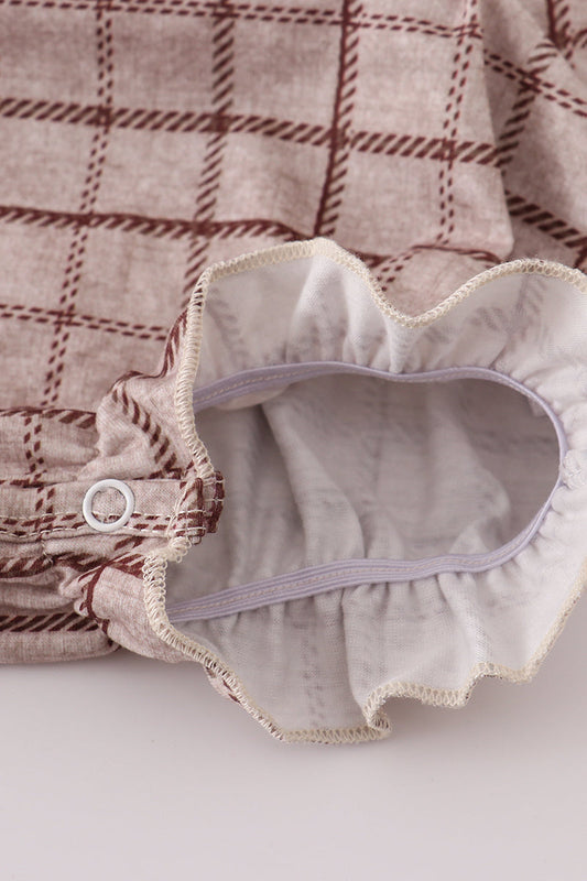 Ruffle Plaid Bubble