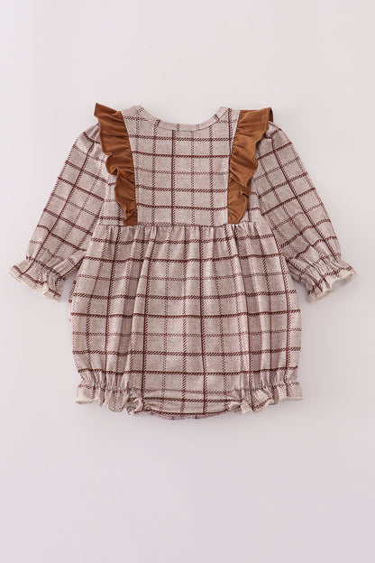 Ruffle Plaid Bubble