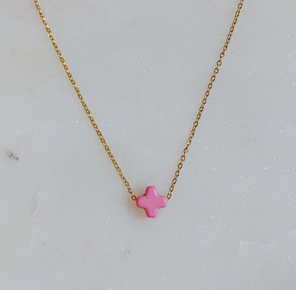 So Very Blessed – Small Cross Necklace in Multiple Colors
