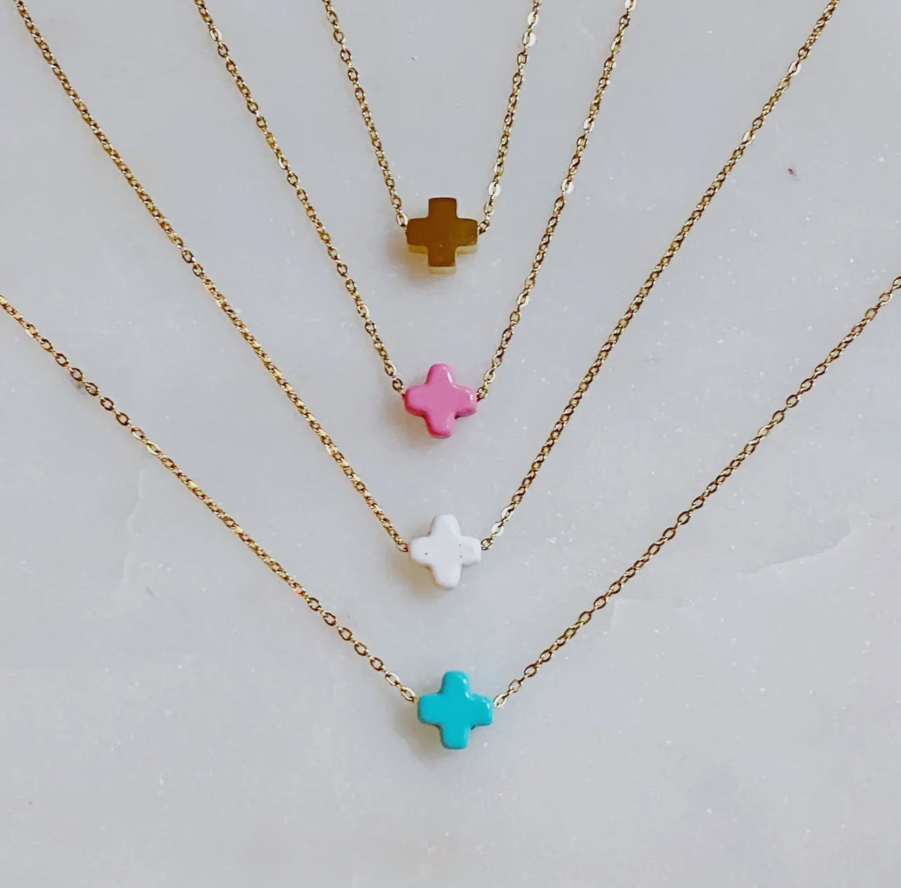 So Very Blessed – Small Cross Necklace in Multiple Colors