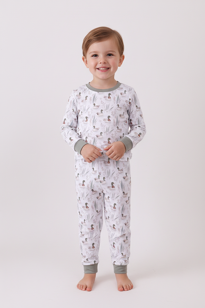 Duck Pond Pajama Set - Bamboo
