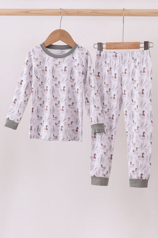 Duck Pond Pajama Set - Bamboo
