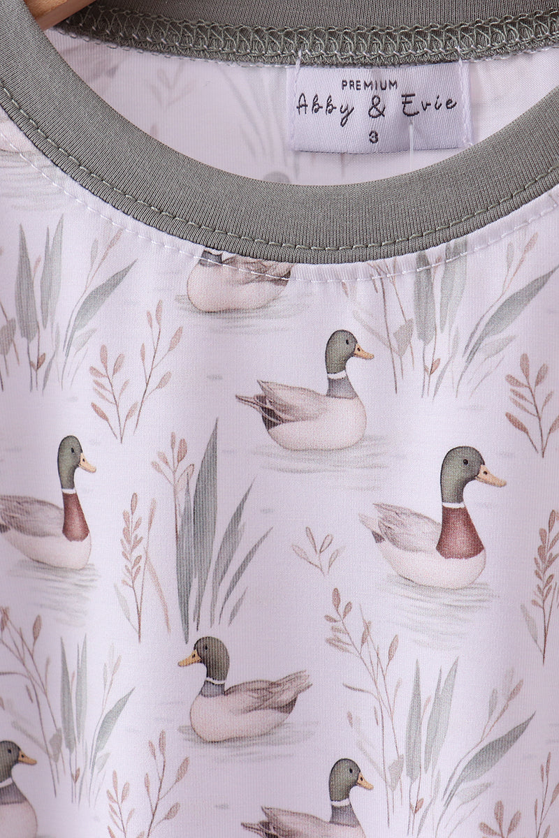 Duck Pond Pajama Set - Bamboo