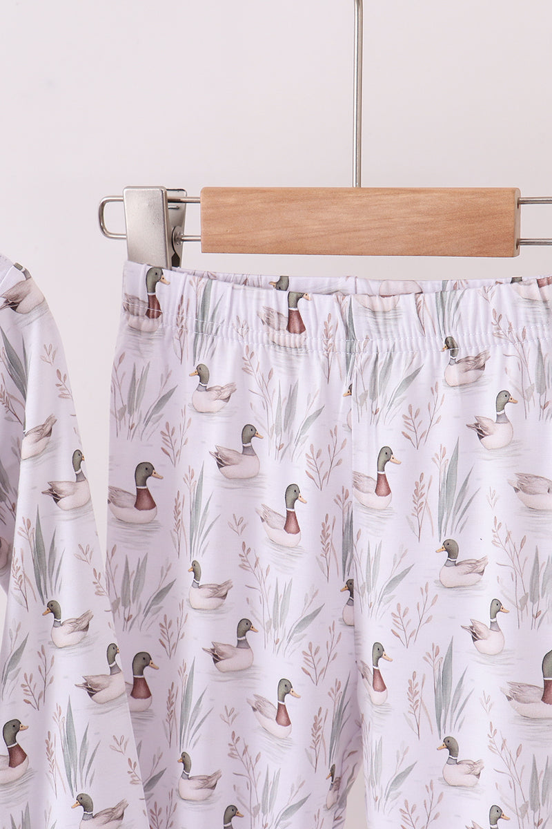 Duck Pond Pajama Set - Bamboo