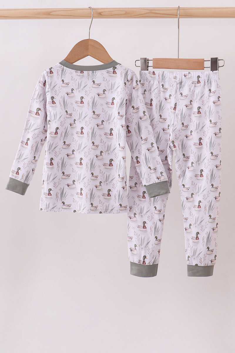 Duck Pond Pajama Set - Bamboo