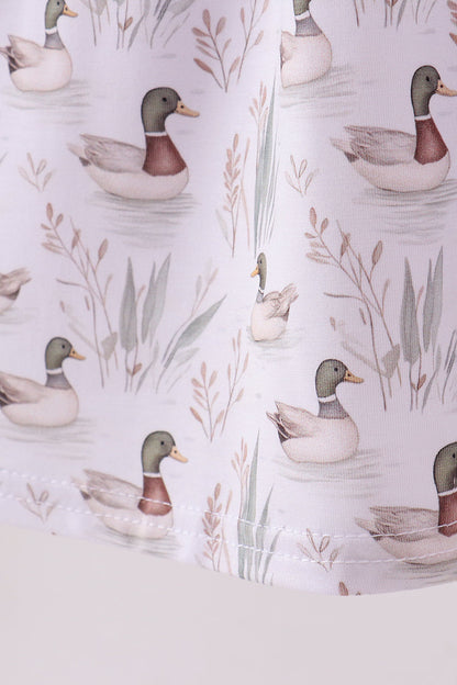 Little Duckie Long Sleeve Twirl Dress