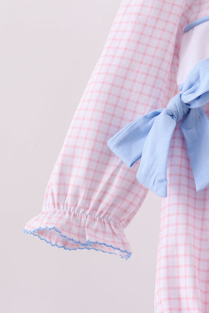 Pastel Turkey Smocked Bubble Romper