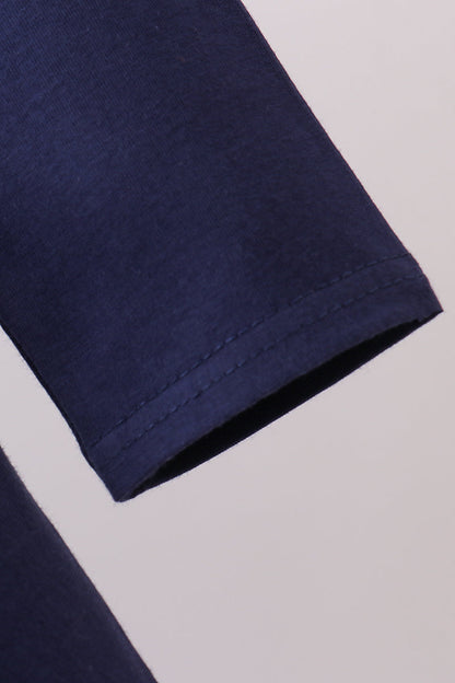 Navy Tiger Appliqué Dress