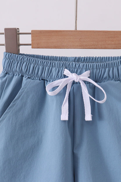 Pocket Performance Shorts - Dusty Blue