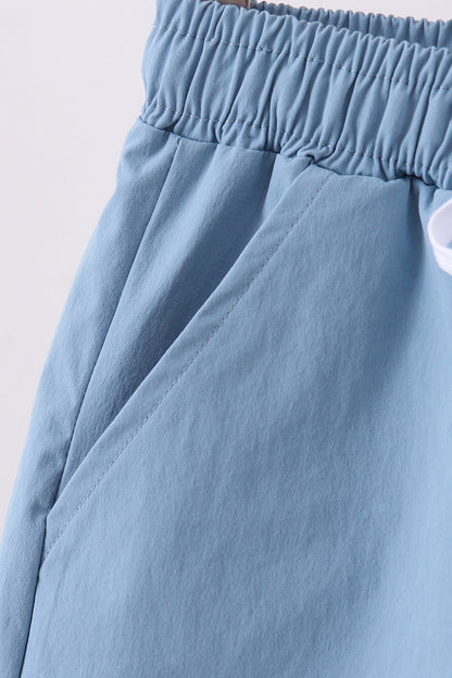 Pocket Performance Shorts - Dusty Blue