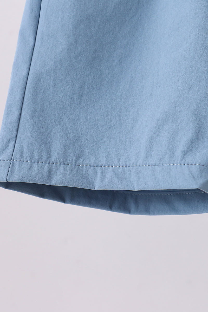 Pocket Performance Shorts - Dusty Blue