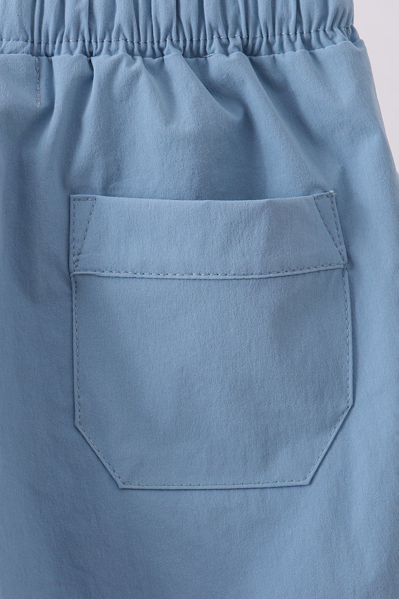 Pocket Performance Shorts - Dusty Blue