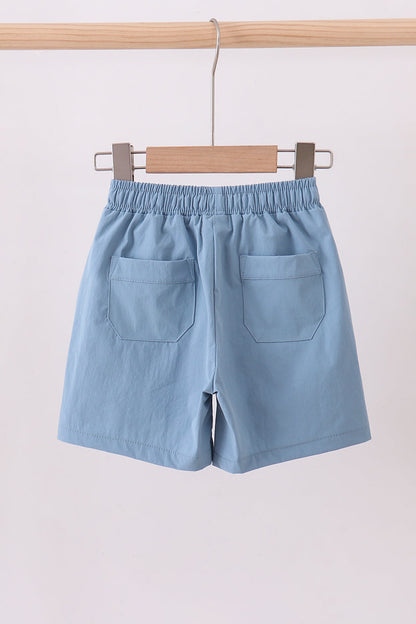 Pocket Performance Shorts - Dusty Blue