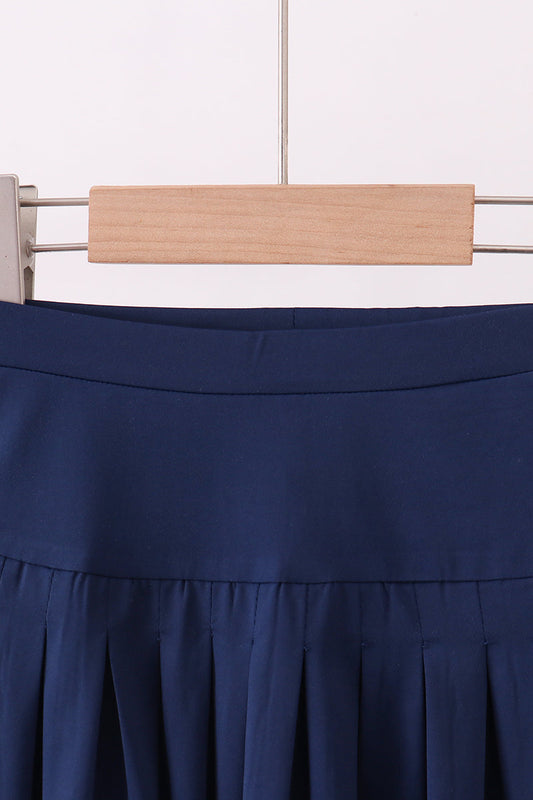 Pleated Skort – Classic Navy
