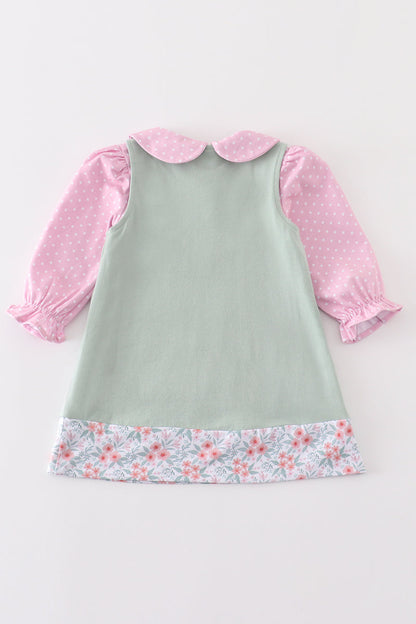 Pretty in Pink & Green Turkey Dress