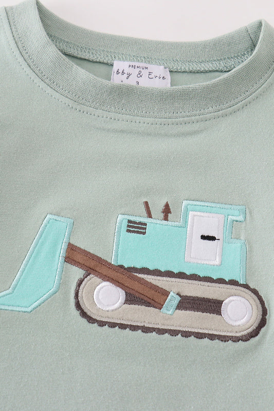 Excavator Appliqué Top
