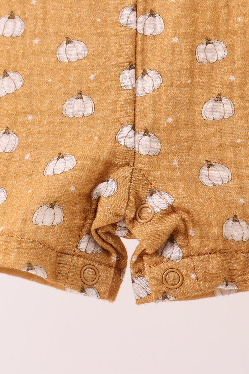 Pumpkin Print Sleeveless Jon Jon