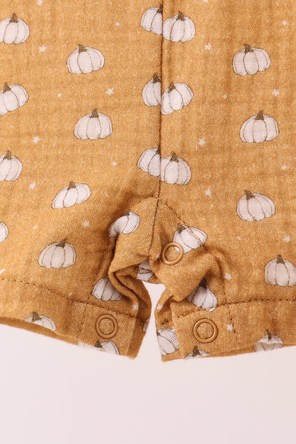 Pumpkin Print Sleeveless Jon Jon