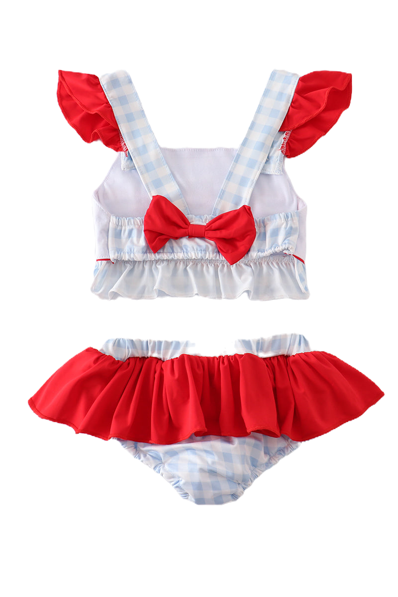 Two Piece Patriotic Swim Suit image 1