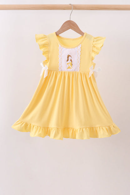 Yellow belle dress Disney character 