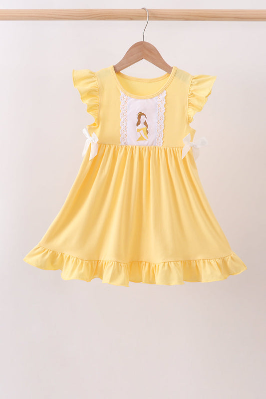 Yellow belle dress Disney character 