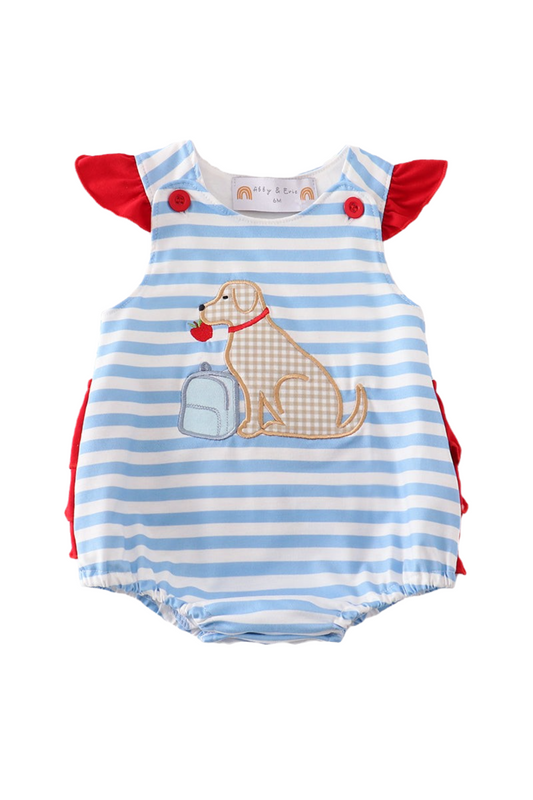 Puppy Love Back To School Romper