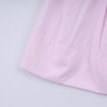 Pink Christmas Tree Hand-Smocked Dress