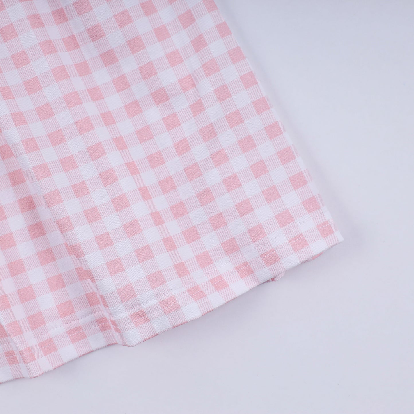 Mouse Ears Smocked Gingham Ruffle Dress