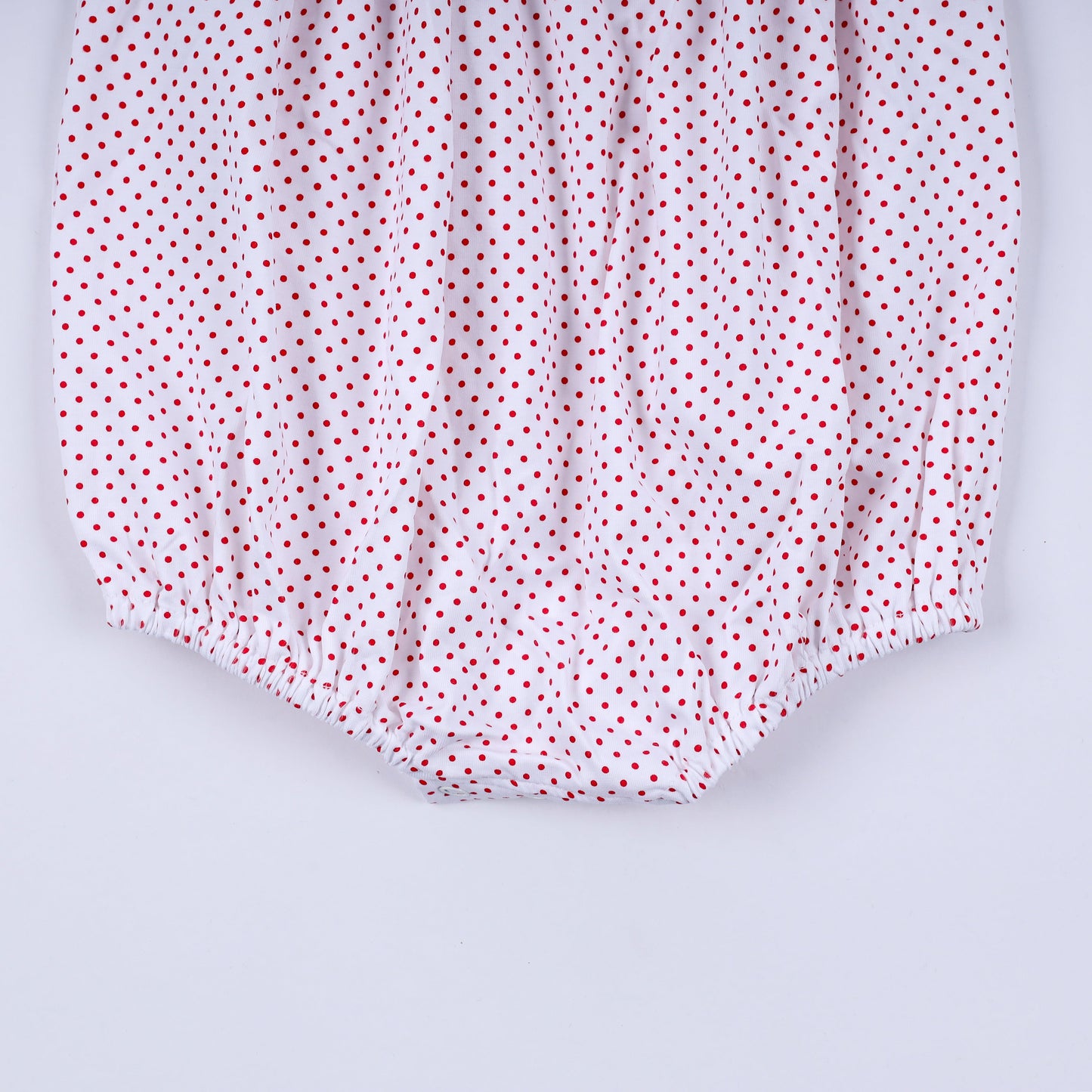 Red Gingerbread Smocked Bubble