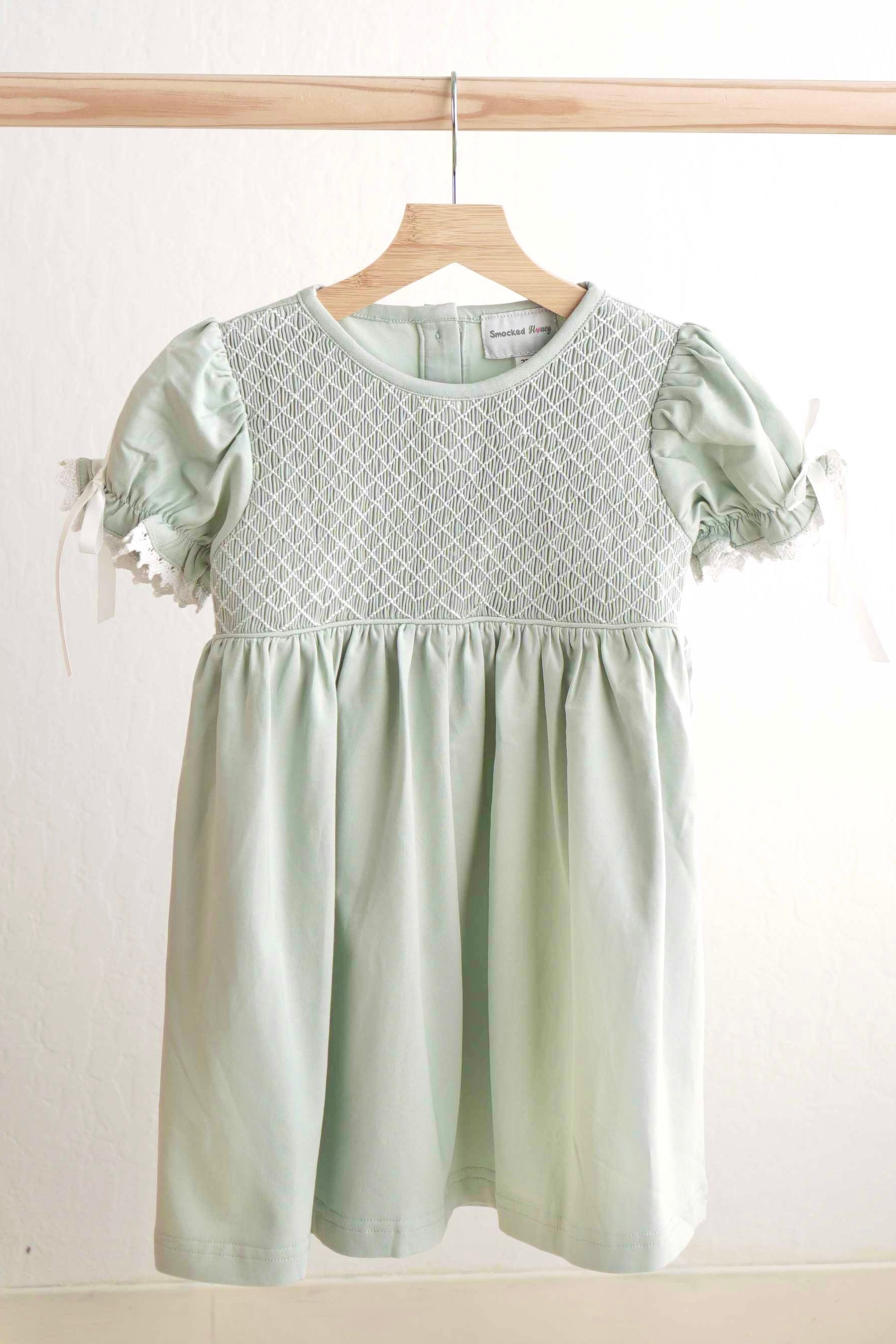 hand smocked dress heirloom front dress