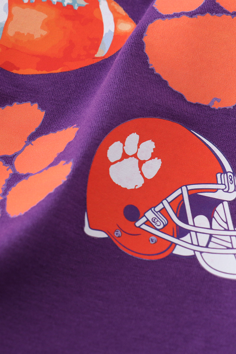 Clemson Football Print Top