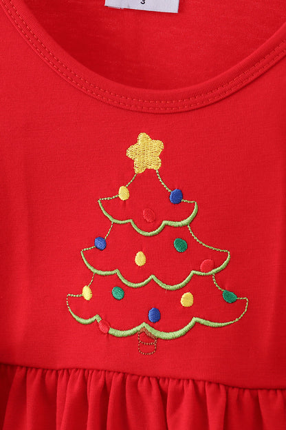 Holiday Plaid Tree Tunic & Leggings Set