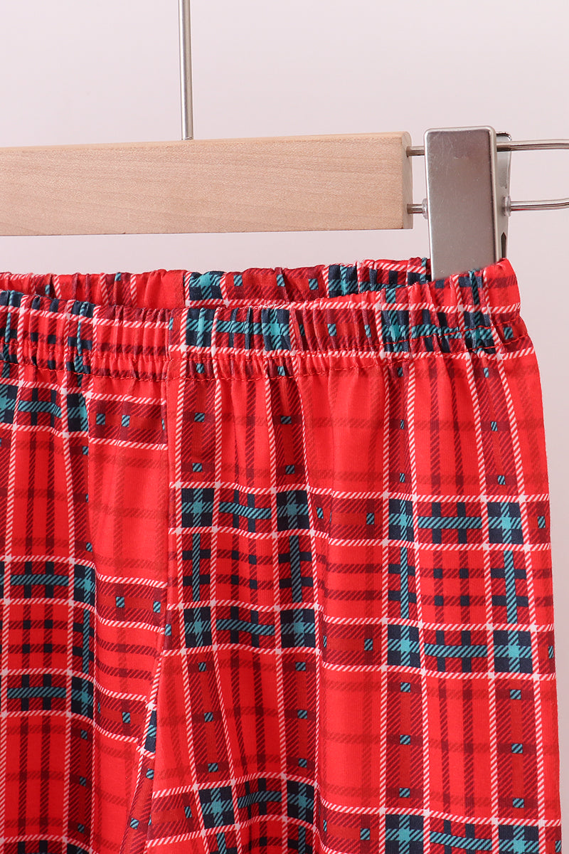 Holiday Plaid Tree Tunic & Leggings Set