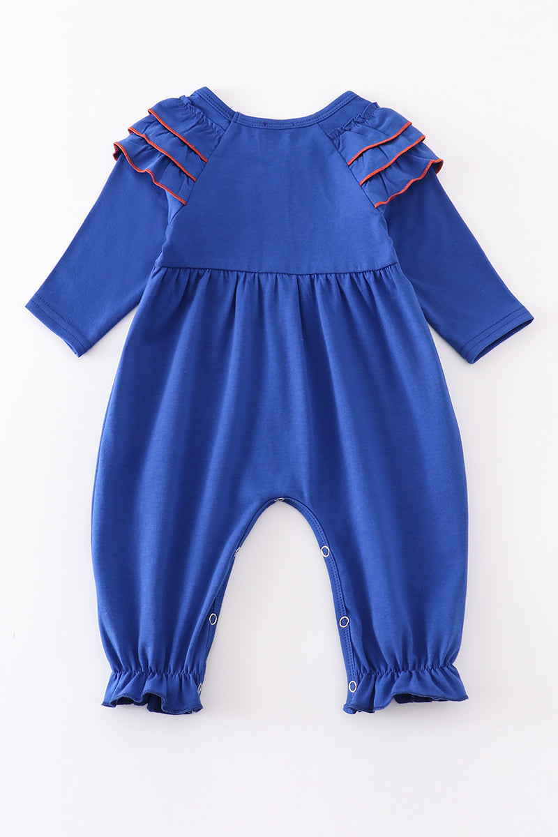 Florida Gator Chomp Ruffle Onesie