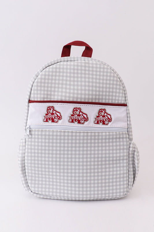 Mississippi State Bulldogs Embroidered Book Bag