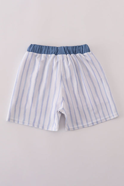 Coastal Stripe Boys’ Swim Shorts- UPF50+
