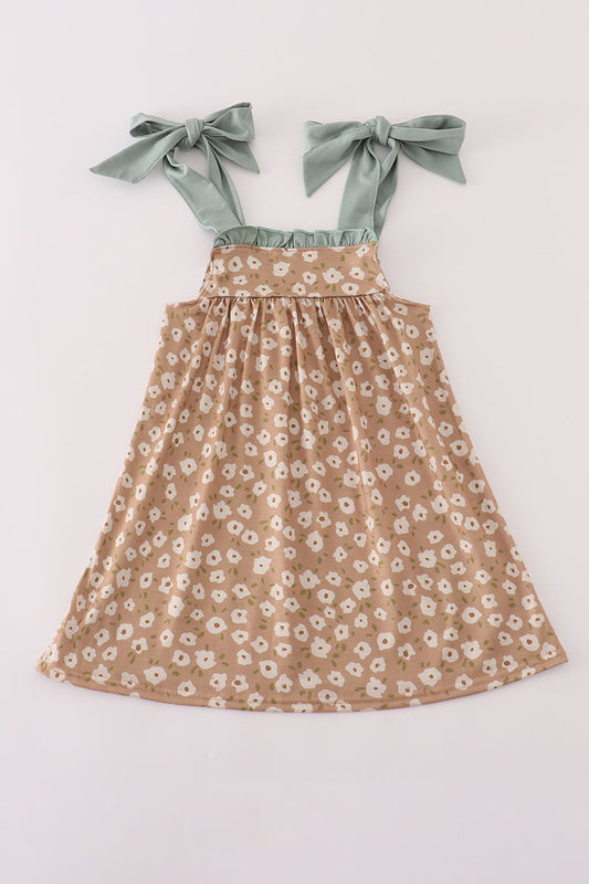 Daisy Meadow Tie-Shoulder Dress