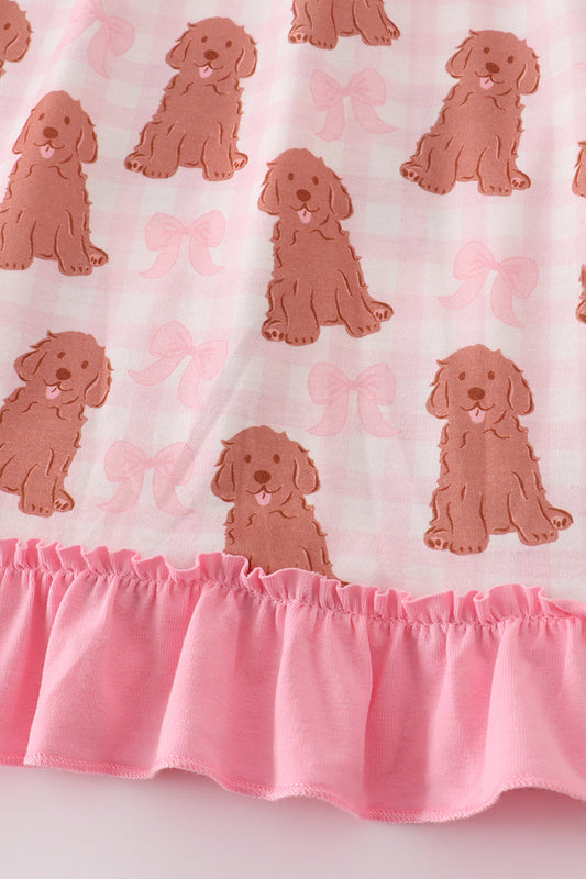 Puppy Bow Print Nightgown